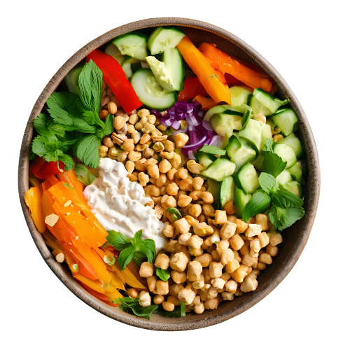 Chickpea Daliya Salad